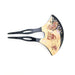 Lacquer hairpin Kyoga (B) 4X-137 Maeju lacquerware 13.2x9.3x2cm Acrylic resin_6