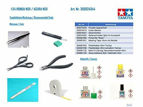 Tamiya 1/24 NSX Plastic Model Kit NEW from Japan_4