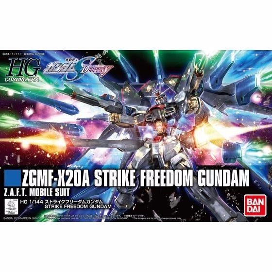 BANDAI HGCE 1/144 ZGMF-X20A STRIKE FREEDOM GUNDAM Model Kit Gundam SEED NEW F/S_1