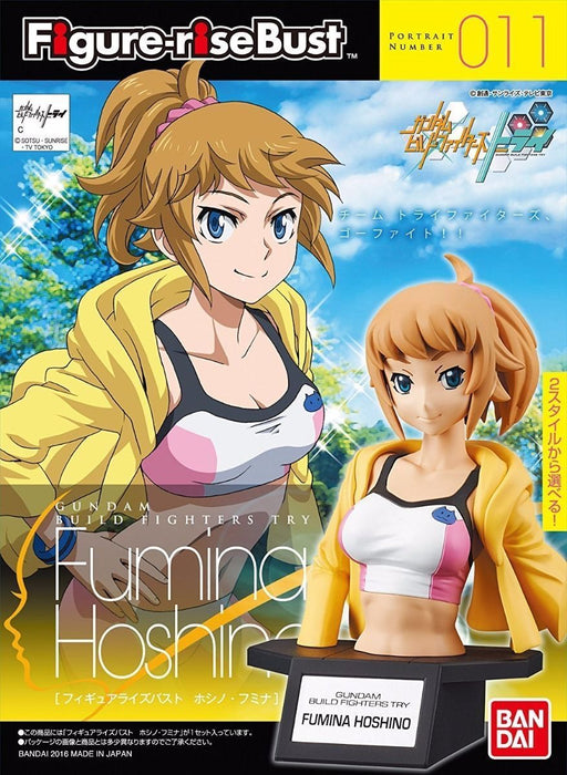 Figure-rise Bust FUMINA HOSHINO Model Kit BANDAI Gundam Build Fighters NEW Japan_1