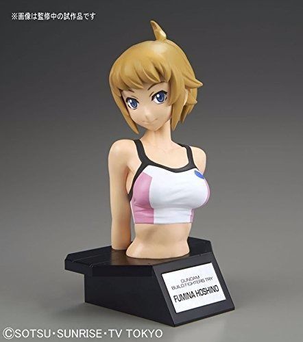 Figure-rise Bust FUMINA HOSHINO Model Kit BANDAI Gundam Build Fighters NEW Japan_3