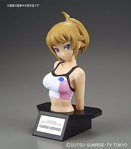 Figure-rise Bust FUMINA HOSHINO Model Kit BANDAI Gundam Build Fighters NEW Japan_7