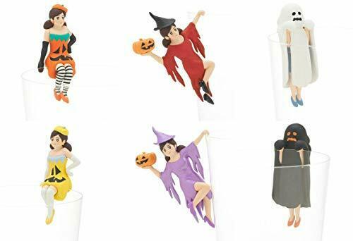 Fuchiko of Kitan club cup Halloween All 6set Gashapon mascot toys Complete set_1