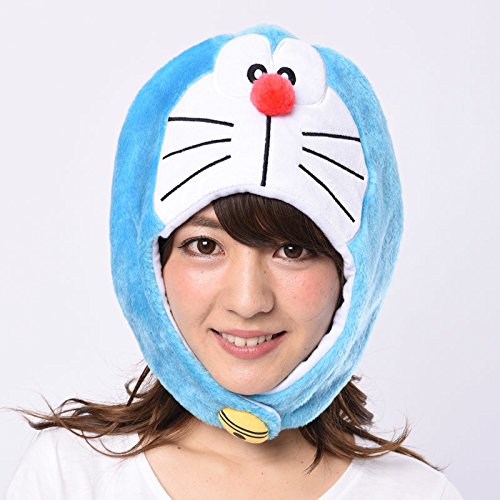 SAZAC Kigurumi Character CAP Doraemon One-size Unisex Adult ‎BAN-065 NEW_1