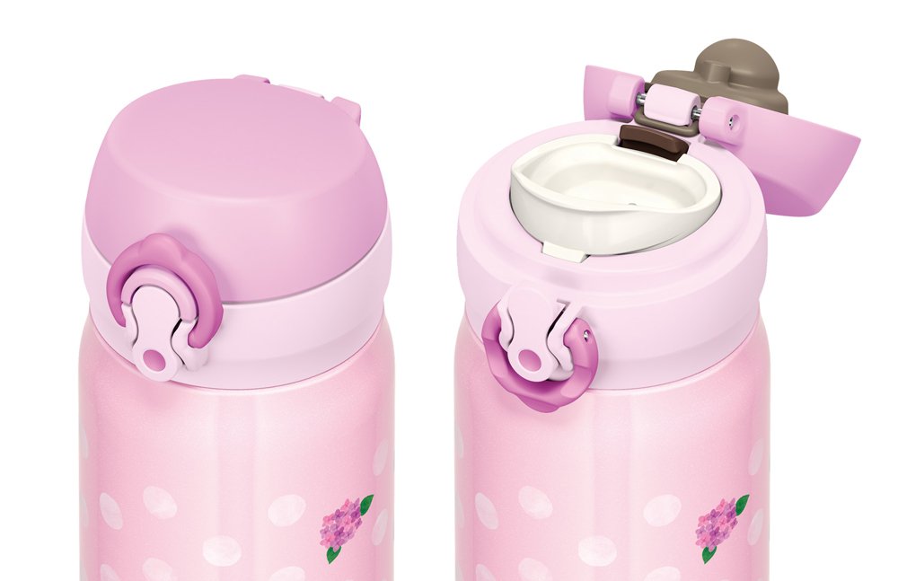 Thermos Water bottle Vacuum insulation Portable Mag Flower Pink JNL-502G F-P NEW_4