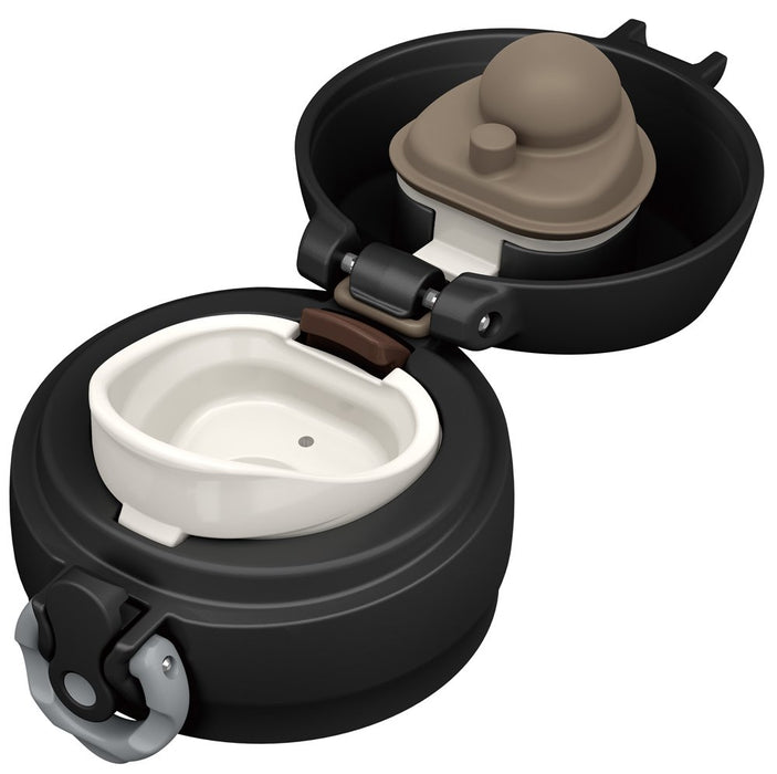 Thermos Water bottle Vacuum insulation Portable Mag Black Check JNL-502G BKC NEW_5