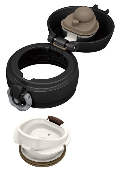 Thermos Water bottle Vacuum insulation Portable Mag Black Check JNL-502G BKC NEW_6