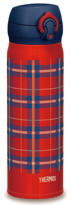 Thermos Water bottle Vacuum insulation Portable Mag 0.5L Red Check JNL-502G RC_2