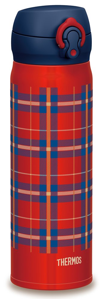 Thermos Water bottle Vacuum insulation Portable Mag 0.5L Red Check JNL-502G RC_2