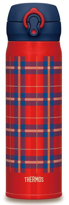 Thermos Water bottle Vacuum insulation Portable Mag 0.5L Red Check JNL-502G RC_3