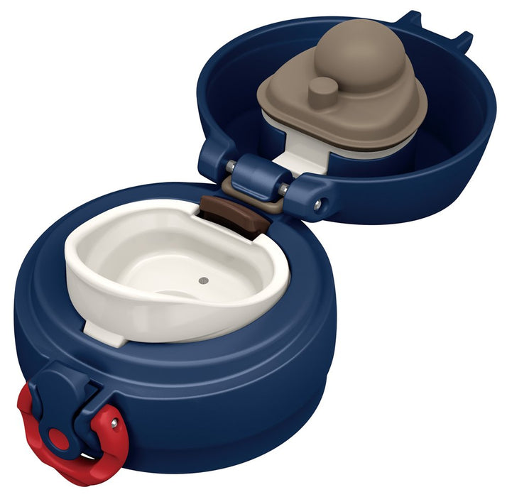 Thermos Water bottle Vacuum insulation Portable Mag 0.5L Red Check JNL-502G RC_5