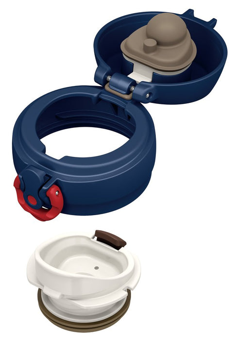 Thermos Water bottle Vacuum insulation Portable Mag 0.5L Red Check JNL-502G RC_6