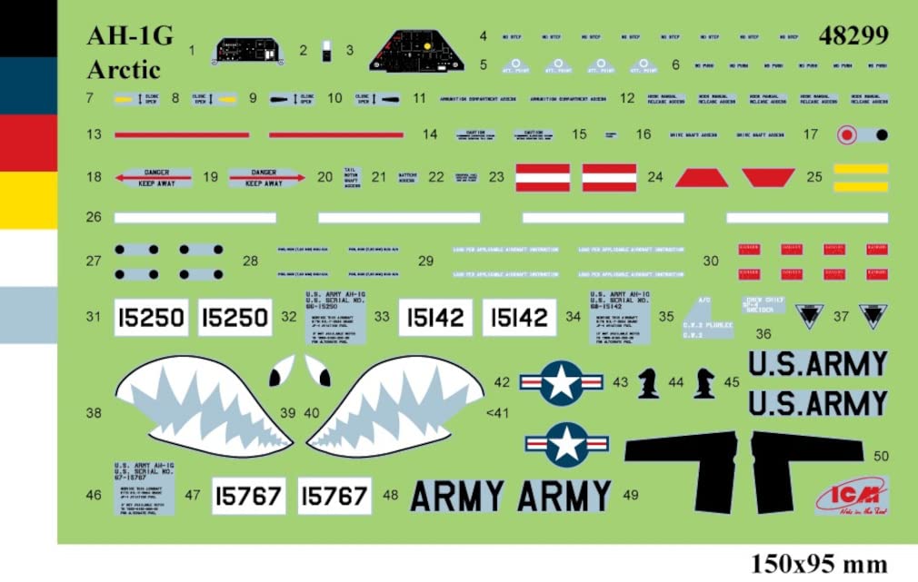 ICM 1/48 US Army AH-1G 'Arctic Cobra' US Helicopter Plastic Model Kit 48299 NEW_2