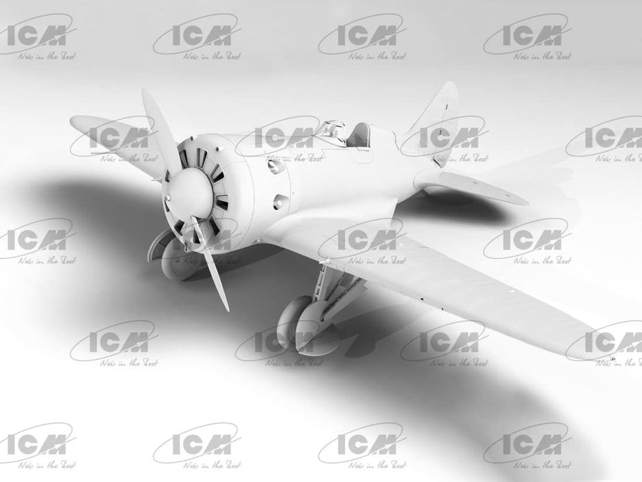 ICM 1/32 Polikarpov I-16 Type 10 with Chinese Pilots Plastic model Kit 32008 NEW_3