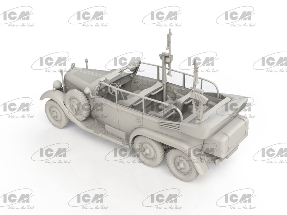 ICM 1/72 German Type G4 Partisanenwagen with MG34 Model Kit ICM72473 NEW_4