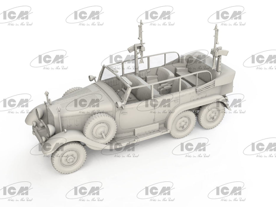 ICM 1/72 German Type G4 Partisanenwagen with MG34 Model Kit ICM72473 NEW_5
