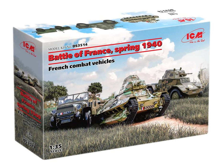 ICM 1/35 Battle of France Spring 1940 Set Plastic Model Kit ‎ICMDS3514 NEW_1