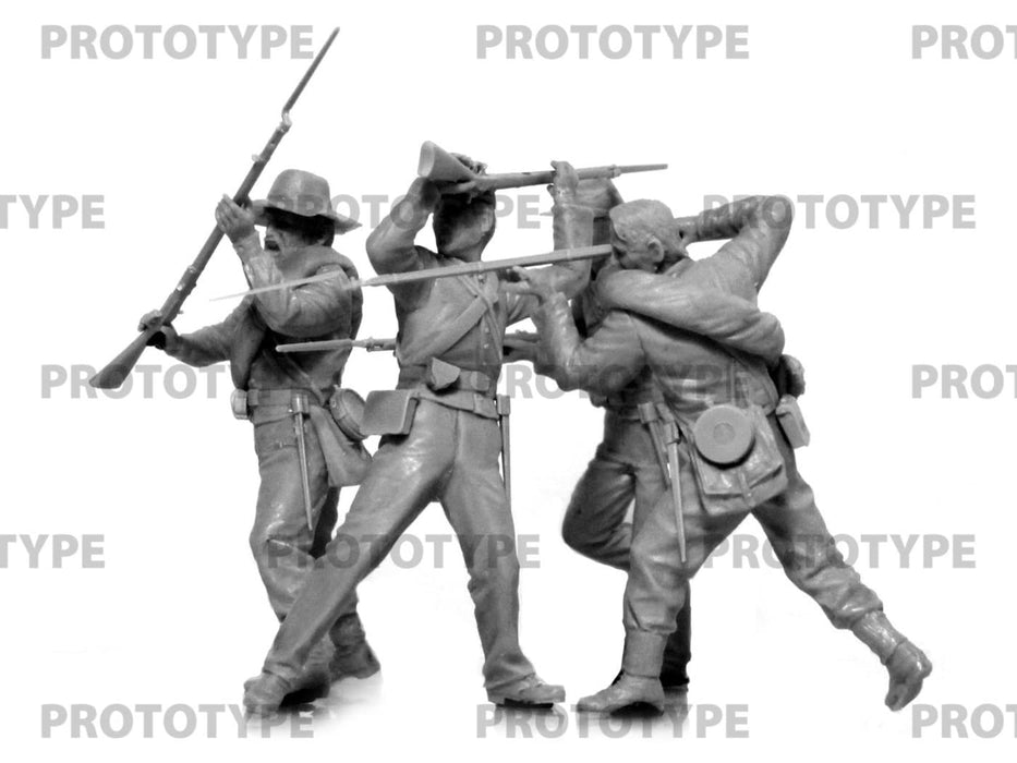 ICM 1/35 American Civil War Confederate Infantry Set #2 Model Kit ‎ICM35024 NEW_4