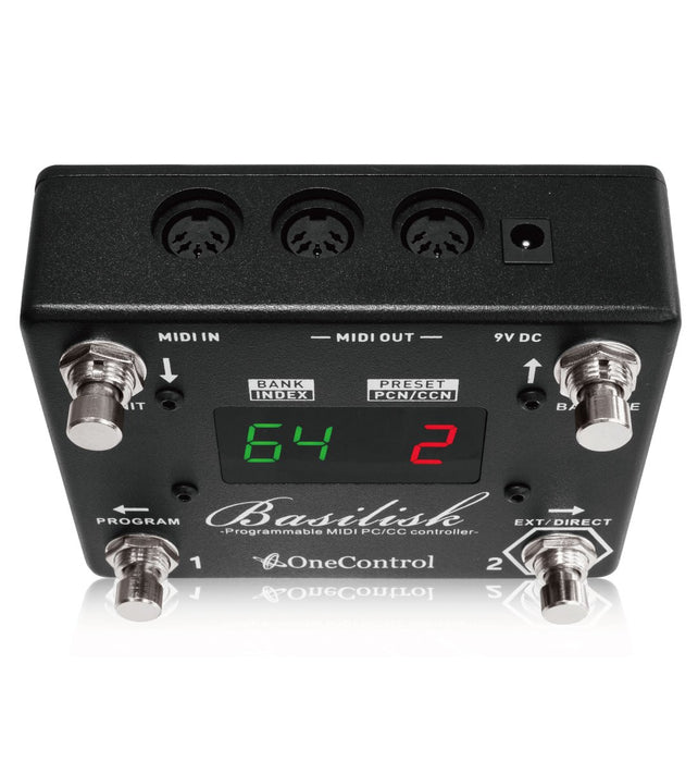 One Control Basilisk Programmable MIDI PC/CC Controller Guitar Effects Pedal MIJ_3