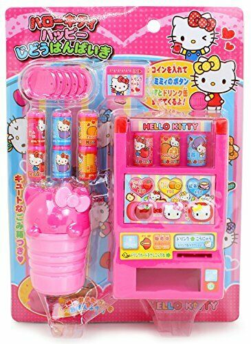 Hello Kitty Toy Vending Machine with Coins Juice and Other Accessories NEW_1
