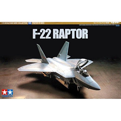 Tamiya 60763 War Bird Collection No.63 F-16 F-22 Raptor 1/72 Plastic Model Kit_2