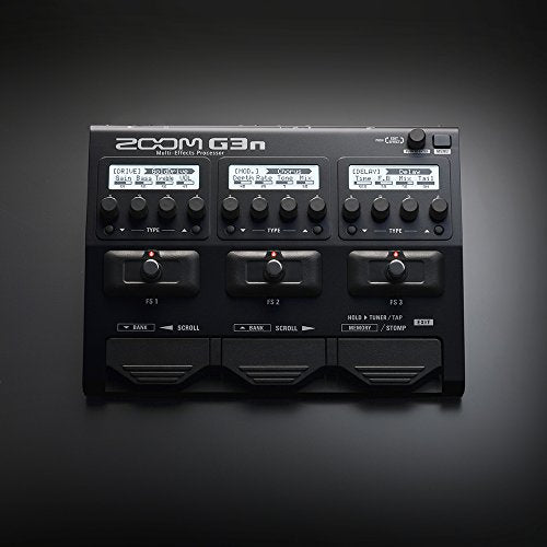 ZOOM G3n Multi-Effects Processor for Guitarists Black NEW from Japan_3