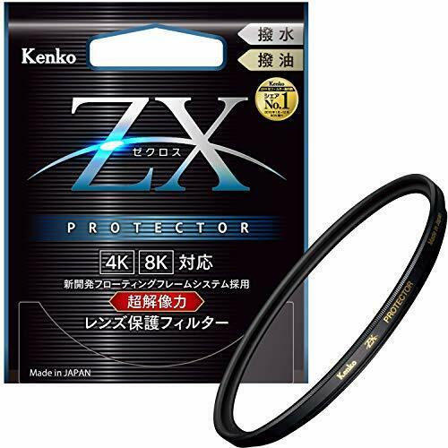 Kenko Lens Filter ZX Protector 72mm Water / Oil Repellent Coating Floating Frame_1
