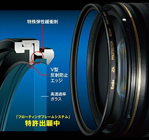 Kenko Lens Filter ZX Protector 72mm Water / Oil Repellent Coating Floating Frame_8