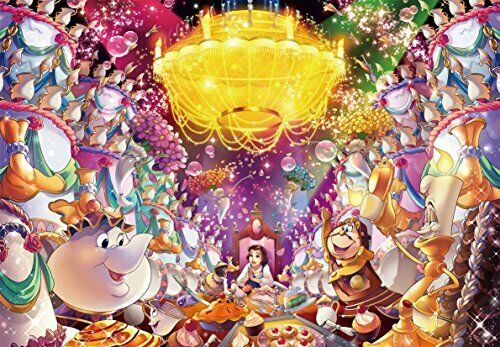Tenyo 1000 piece jigsaw puzzle Beauty and the Beast Bee Hour Guest (51x73.5cm)_1