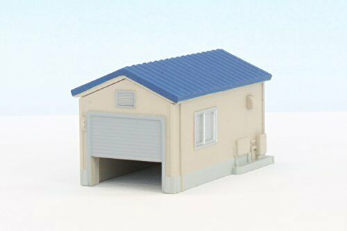 Rokuhan Z Scale Z-Fookey Small House Set (Garage, Hut Set) (Blue) NEW from Japan_2
