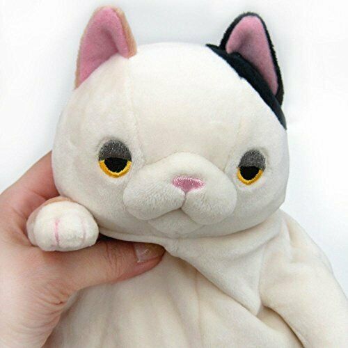 Shinada Global Plush Doll Mochi Neko Cat MIke L Japan NEW_2