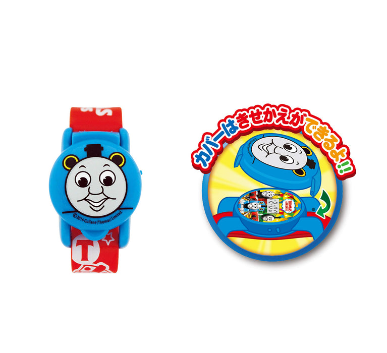 Thomas & Friends Digital Watch Wristwatch Red with Changeable Cover 3 Types NEW_5