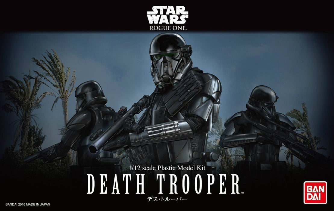 STAR WARS ROGUE ONE 1/12 DEATH TROOPER Plastic Model Kit BANDAI NEW from Japan_1