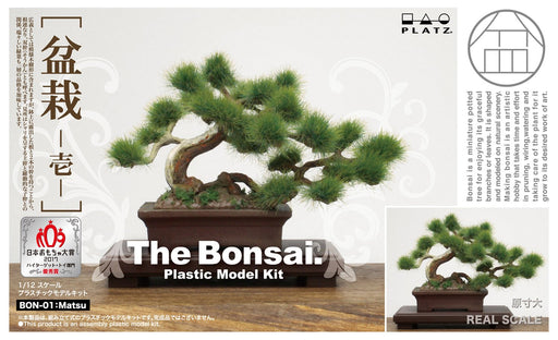 PLATZ 1/12 Scale The BONSAI Ichi Matsu Pine Plastic Model Kit BON-01 JUL168769_1