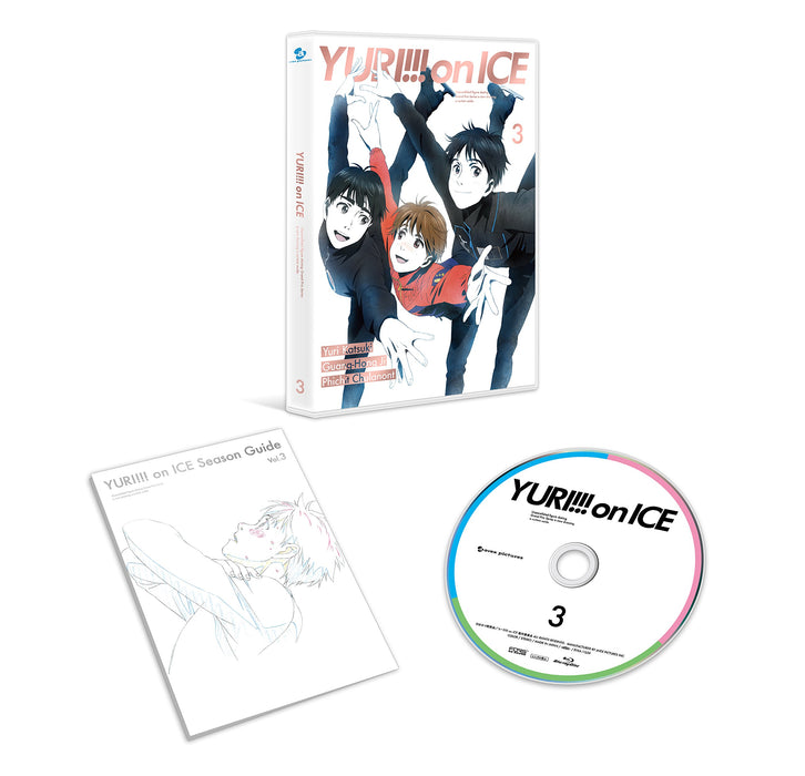 Yuri on Ice Vol.3 Standard Edition Blu-ray+Booklet+Ticket Case EYXA-11239 NEW_2