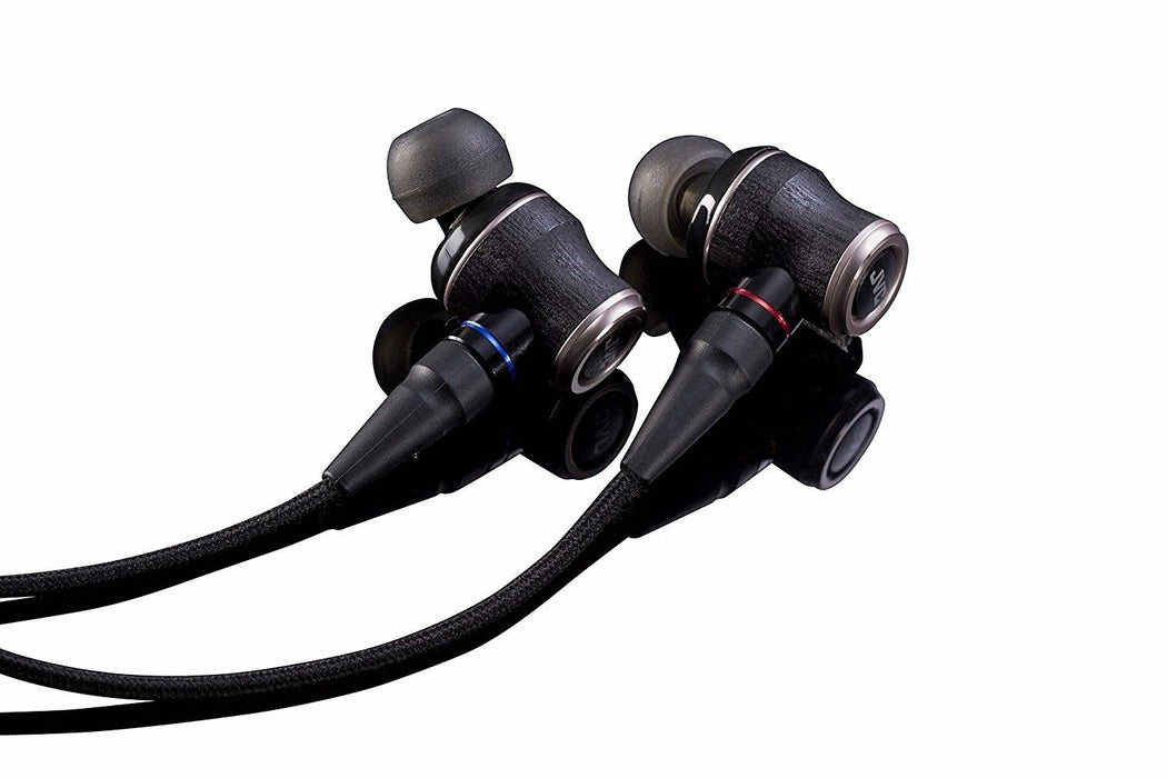 JVC HA-FW01 WOOD 01 inner Hi-Res Audio In-Ear Headphones MMCX NEW