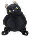Shinada Global Mochi Neko Plush Black (L) MONE-0350B 22x22x30cm Soft Cat NEW_1