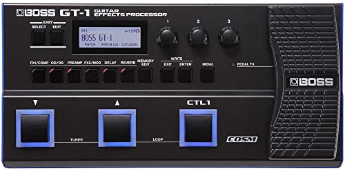 BOSS GT-1 Guitar Multi Effector Processor Light and compact Black NEW from Japan_1