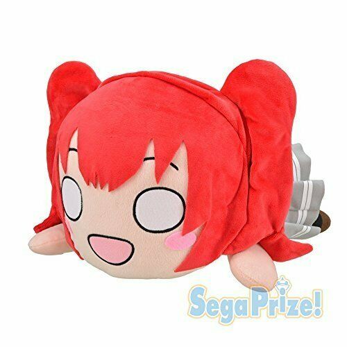 sega Love Live! Sunshine!! Mega Jumbo Nesoberi Plush Doll Kurosawa Ruby, 15" NEW_1