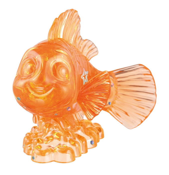 HANAYAMA 34 Piece Crystal Gallery Nemo 3D Plastic Jigsaw Puzzle Clear Orange NEW_3
