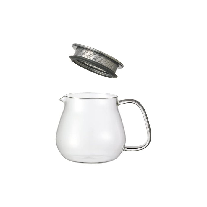 KINTO UNITEA One Touch Teapot 460ml heat resistant glass 78xH100xW140mm 8335 NEW_4