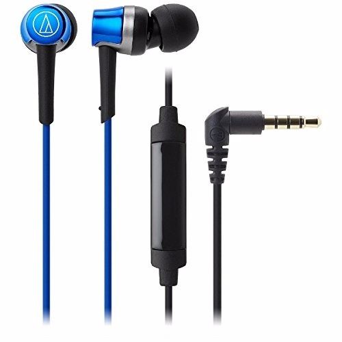 audio-technica ATH-CKR30iS Blue In-Ear Headphones for Smartphone NEW from Japan_1