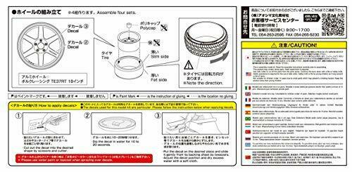 Aoshima 1/24 Volk Racing TE37RT 18 Inch (Accessory) NEW from Japan_5