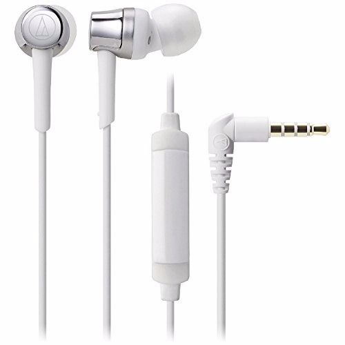 audio-technica ATH-CKR30iS Silver In-Ear Headphones for Smartphone NEW Japan_1