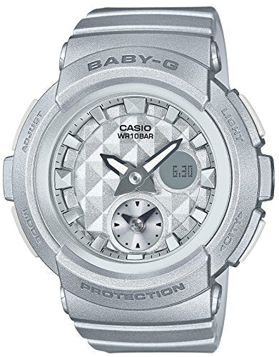 CASIO Watch BABY-G Studs Dial Series BGA-195-8AJF Silver NEW from Japan_1