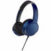 audio technica ATH-AR3 Portable Folding On-Ear Headphones Deep Blue NEW F/S_2