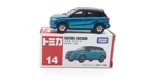 Takara Tomy Tomica No.14 Suzuki Escudo (box) Miniature Car 1/63 scale 014C NEW_1
