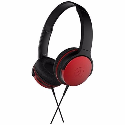 audio technica ATH-AR1 Portable Folding On-Ear Headphones Metallic Red NEW F/S_2