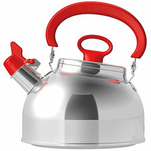 Cookvessel  FIKASTH-23 R FIKA Stainless Harmonica Kettle 2.3L Red NEW_1