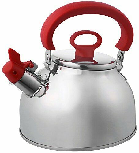 Cookvessel  FIKASTH-23 R FIKA Stainless Harmonica Kettle 2.3L Red NEW_2